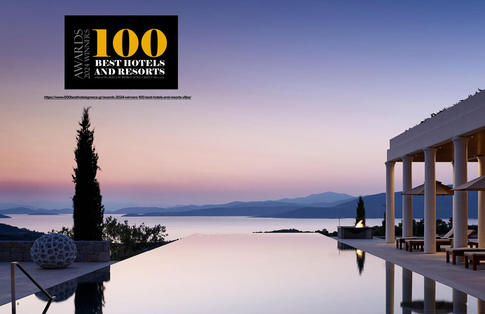 Awards 2024 Winners | The 100 Best Hotels and Resorts +Villas In Greece!