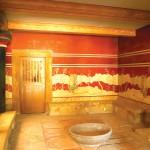 Throne Room, The Palace of Knossos, Crete, Greece