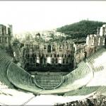 Odeon of Herodes Atticus or Herodeon, Athens, Attica, Greece