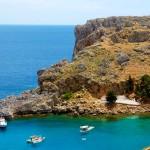 Saint Paul Bay, Lindos, Rhodes, Dodecanese, Greece